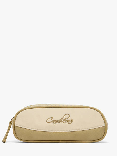 Trousse Enfant 2 Compartiments Cameleon Beige vintage fantasy TROU