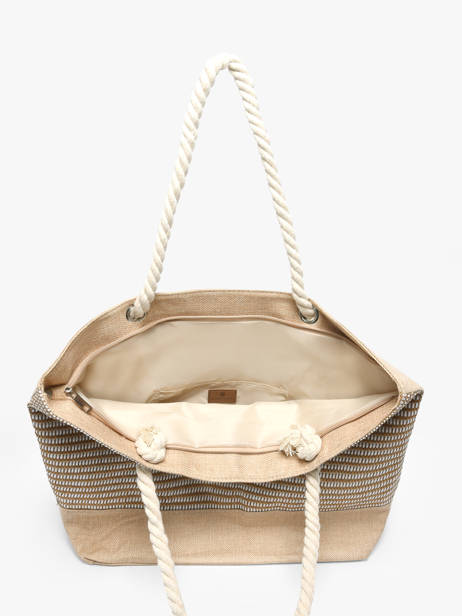 Sac Porté épaule Plage Polyester Gerard pasquier Marron plage P26095 vue secondaire 2