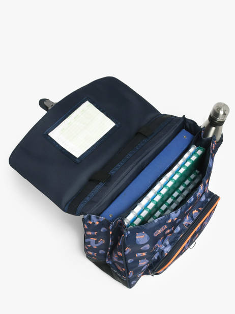 Cartable 2 Compartiments Tann's Bleu les fantaisies g 38155 vue secondaire 3