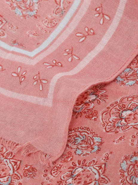 Foulard Gerard pasquier Rose foulard P25105 vue secondaire 1