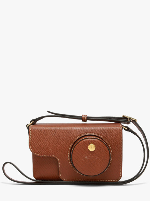 Longchamp Epure Sacs porté travers Marron