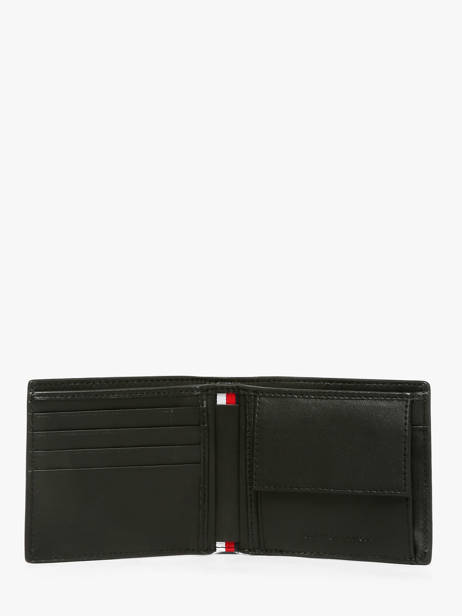 Portefeuille Cuir Tommy hilfiger Noir th foundation AM14506 vue secondaire 1