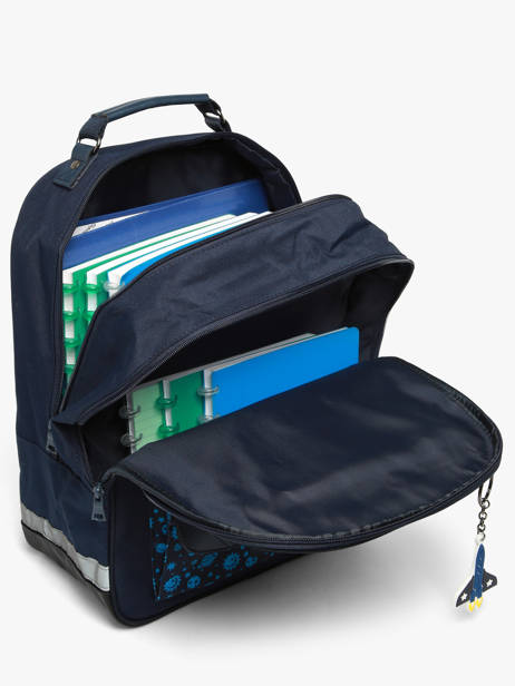 Sac à Dos 2 Compartiments Tann's Bleu les fantaisies g 74151 vue secondaire 3