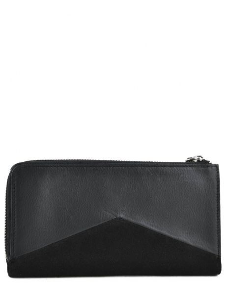 Portefeuille Vintage Cuir Nat et nin Noir vintage LINN vue secondaire 2