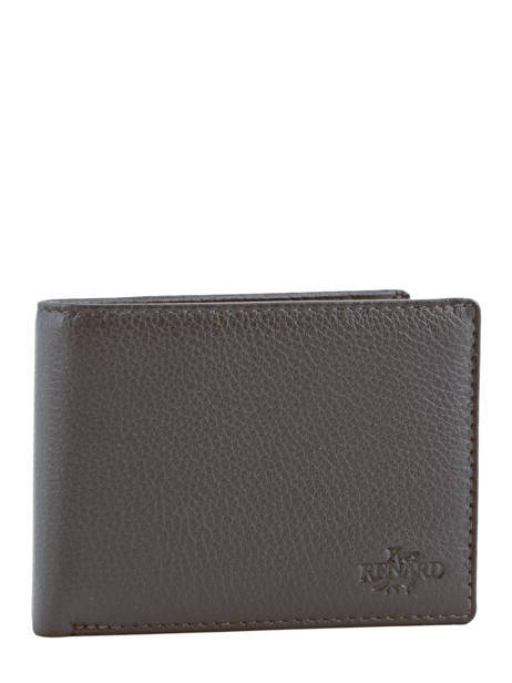 Portefeuille Foulonne Cuir Yves renard Marron foulonne 2377