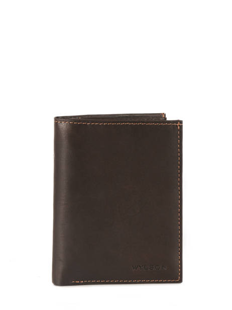 Portefeuille Rio Cuir Wylson Marron rio W8190-11
