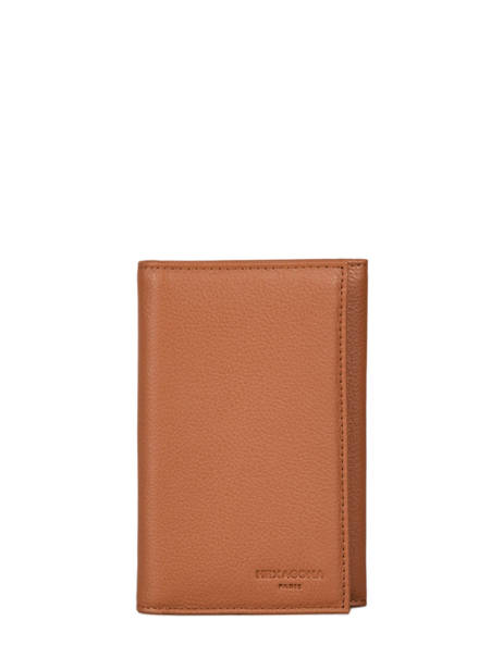 Porte Papiers Confort Cuir Hexagona Marron confort 461128