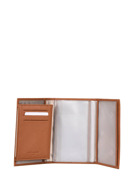 Porte Papiers Confort Cuir Hexagona Marron confort 461128 vue secondaire 1