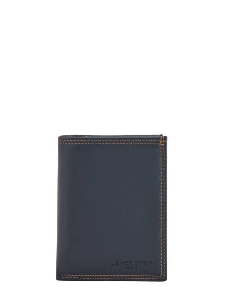 Portefeuille Soft Vintage Cuir Lancaster Bleu soft vintage homme 120-12
