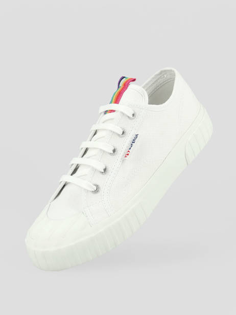 Sneakers 2630 Stripe Superga Blanc women S51212W vue secondaire 2