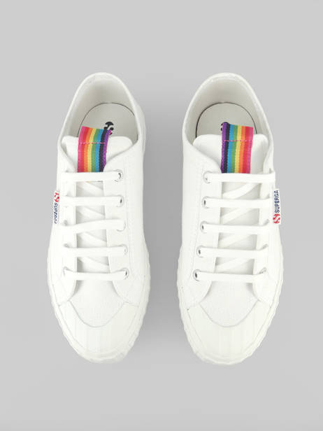 Sneakers 2630 Stripe Superga Blanc women S51212W vue secondaire 4