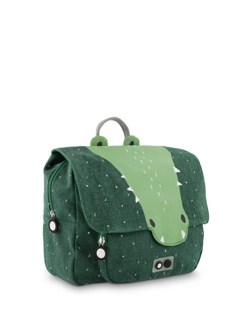 Cartable 1 Compartiment Trixie Vert animals 91 vue secondaire 2