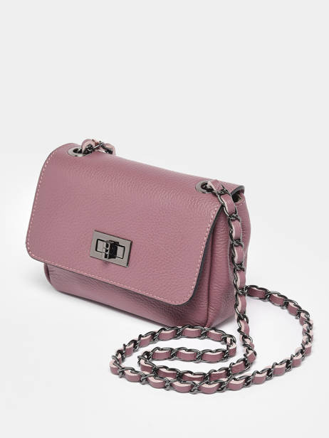 Sac Bandouliere Caviar Cuir Milano Violet caviar CA21122 vue secondaire 2