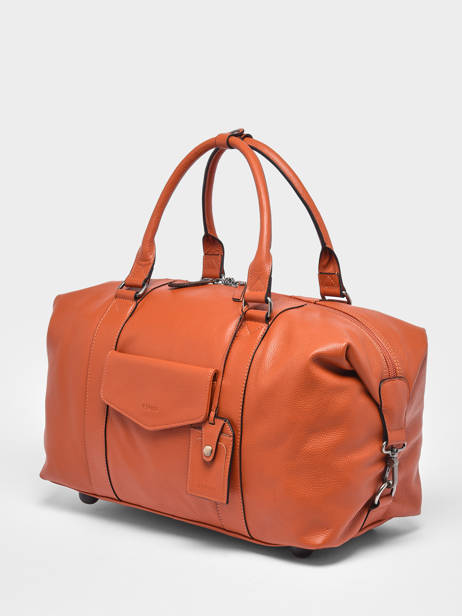 Sac De Voyage Cabine Flandres En Cuir Etrier Orange flandres EFLA991S vue secondaire 3