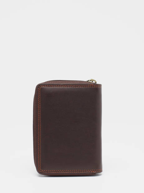 Portefeuille Marina Cuir Katana Marron marina 753052 vue secondaire 2