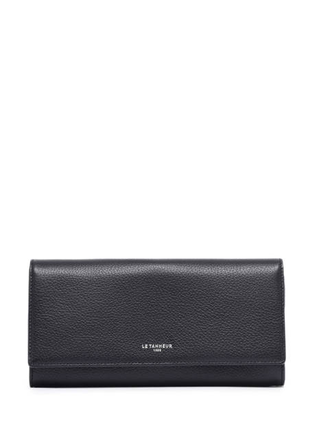 Compagnon Zippé Emilie Cuir Le tanneur Noir emily TEMI3615
