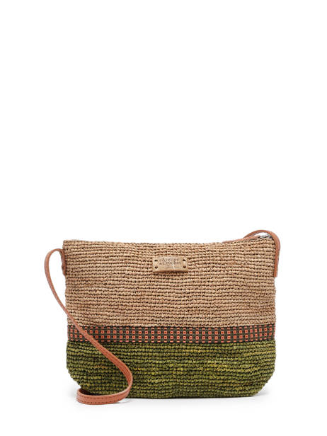 Sac Bandoulière L'atelier Du Crochet Le voyage en panier Beige l'atelier du crochet AM730