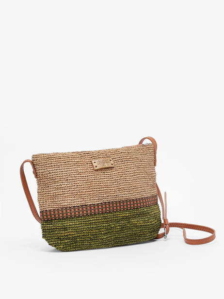 Sac Bandoulière L'atelier Du Crochet Le voyage en panier Beige l'atelier du crochet AM730 vue secondaire 2