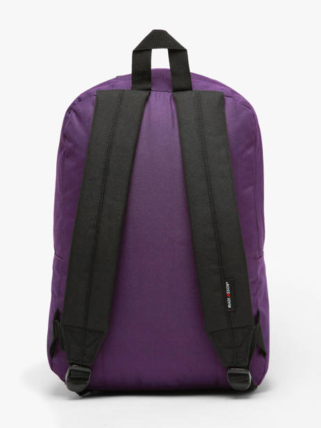 Sac à Dos 2 Compartiments Madisson Violet college 82441 vue secondaire 3