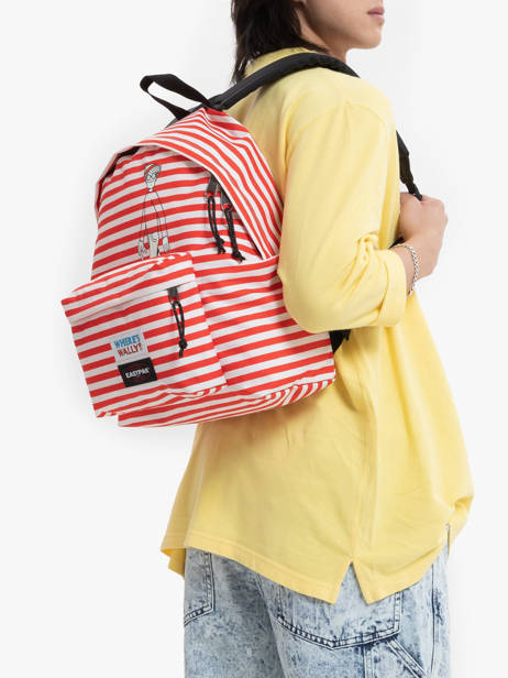 Sac à Dos 1 Compartiment Eastpak Rouge where is wally K620WAL vue secondaire 1