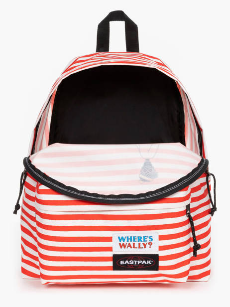 Sac à Dos 1 Compartiment Eastpak Rouge where is wally K620WAL vue secondaire 2