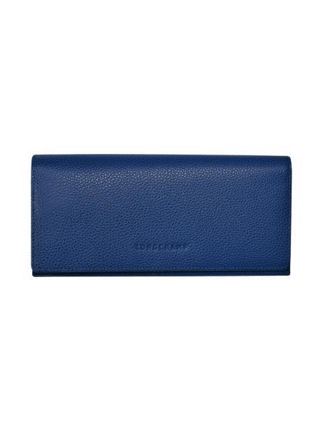 Longchamp Le foulonné Portefeuilles Bleu